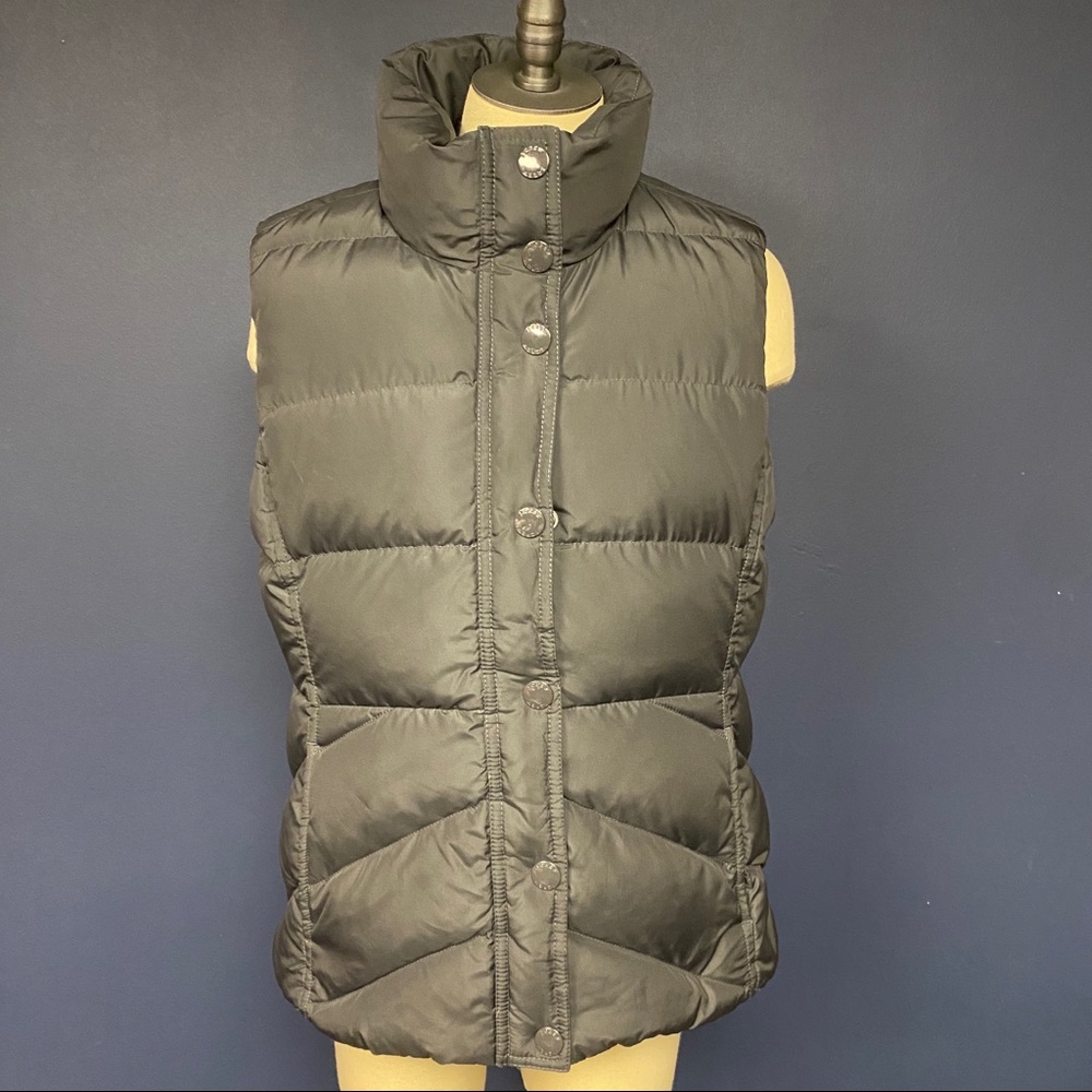 J Crew grey bubble vest S